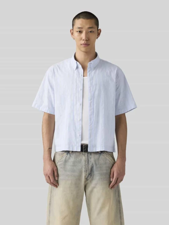 Zdjęcie produktu Koszula casual z mieszanki bawełny, krój regular fit Levi's Jasnoniebieski