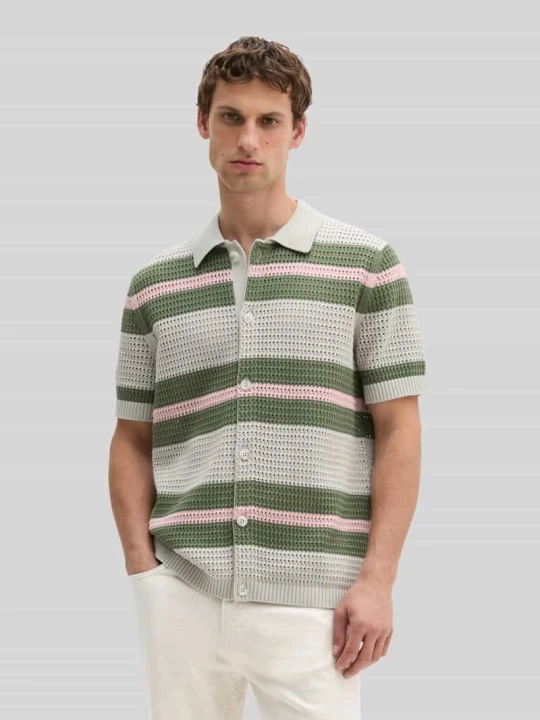 Zdjęcie produktu Koszula casual z mieszanki bawełny, krój regular fit Marc O'Polo Średnioszary