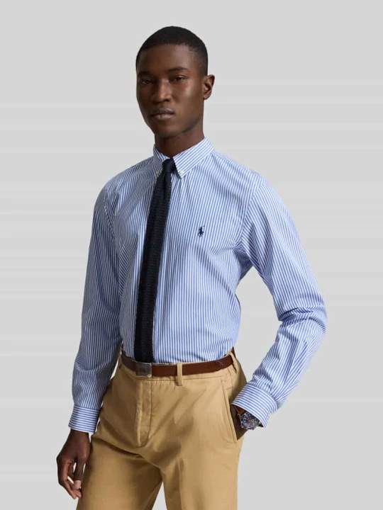Zdjęcie produktu Koszula casual z mieszanki bawełny, krój regular fit Polo Ralph Lauren Jasnoniebieski