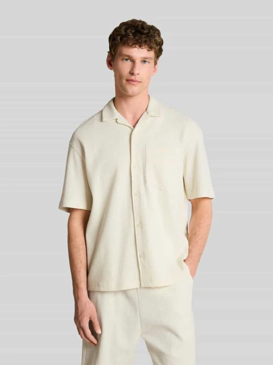 Zdjęcie produktu Koszula casual z mieszanki bawełny, krój regular fit Tom Tailor Złamany biały
