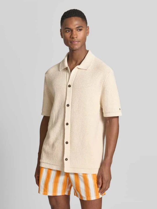 Zdjęcie produktu Koszula casualowa o kroju regular fit z mieszanki bawełny ekologicznej Tommy Hilfiger Piaskowy