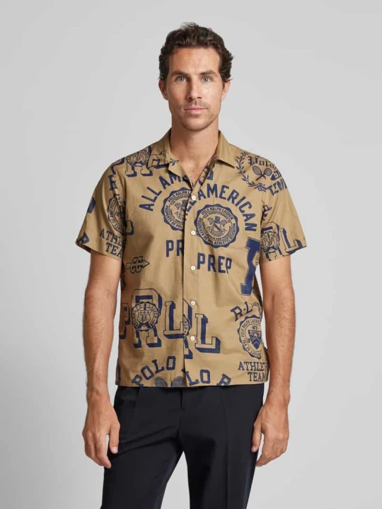 Zdjęcie produktu Koszula casualowa o kroju classic fit z rękawem o dł. 1 / 2 model ‘RUSTIC’ Polo Ralph Lauren Piaskowy