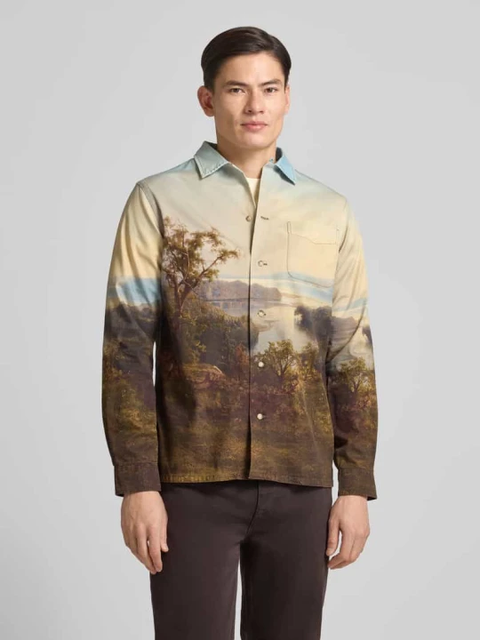 Zdjęcie produktu Koszula casualowa o kroju Classic Fit we wzorze na całej powierzchni Polo Ralph Lauren Zielony