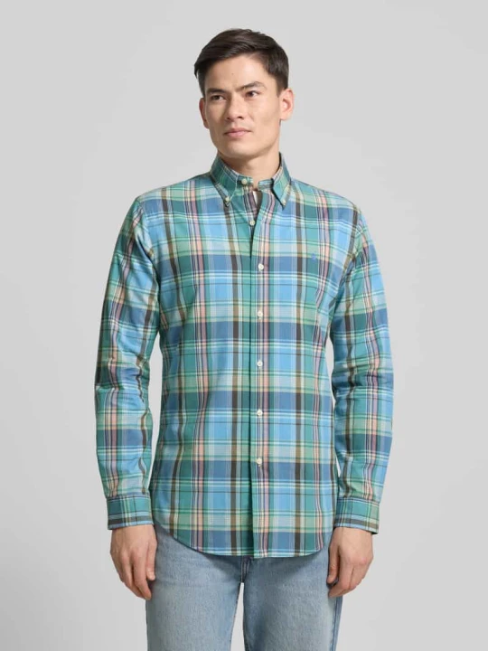 Zdjęcie produktu Koszula casualowa o kroju custom fit z kołnierzykiem typu button down Polo Ralph Lauren Niebieski