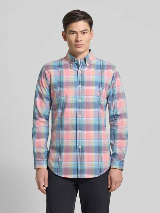 Zdjęcie produktu Koszula casualowa o kroju custom fit z kołnierzykiem typu button down Polo Ralph Lauren Mocnoróżowy
