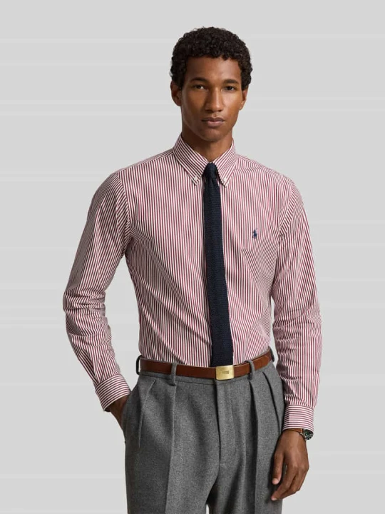 Zdjęcie produktu Koszula casualowa o kroju custom fit z mieszanka bawełny Polo Ralph Lauren Jasnoczerwony