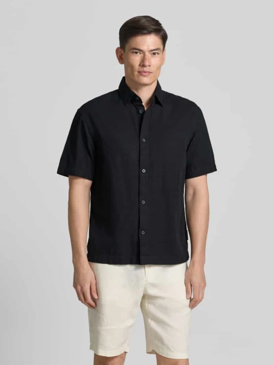Zdjęcie produktu Koszula casualowa o kroju loose fit z czystej bawełny Tom Tailor Czarny