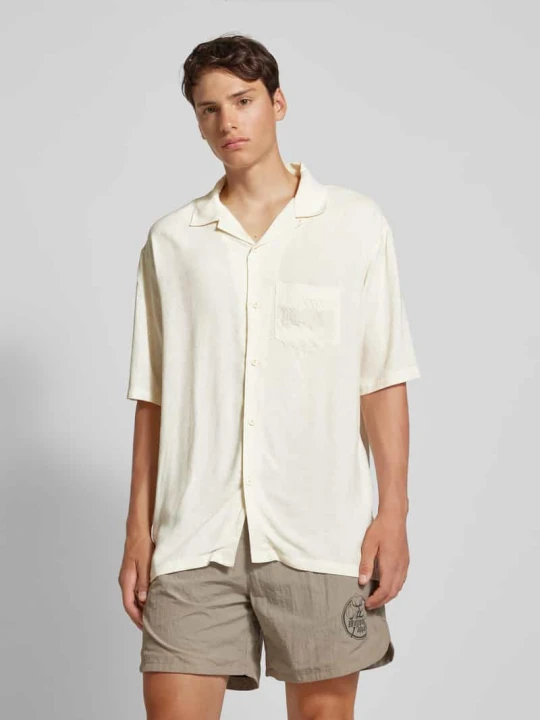 Zdjęcie produktu Koszula casualowa o kroju oversized z rękawem o dł. 1/2 Multiply Apparel Złamany biały