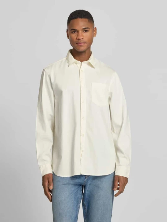 Zdjęcie produktu Koszula casualowa o kroju regular fit z bawełny ekologicznej model 'CARLO' Selected Homme Écru