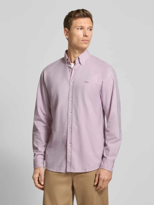 Zdjęcie produktu Koszula casualowa o kroju regular fit z bawełny Oxford model ‘RICKERT’ Boss Różowy