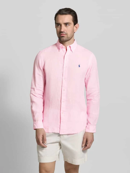 Zdjęcie produktu Koszula casualowa o kroju regular fit z czystego lnu Polo Ralph Lauren Różowy