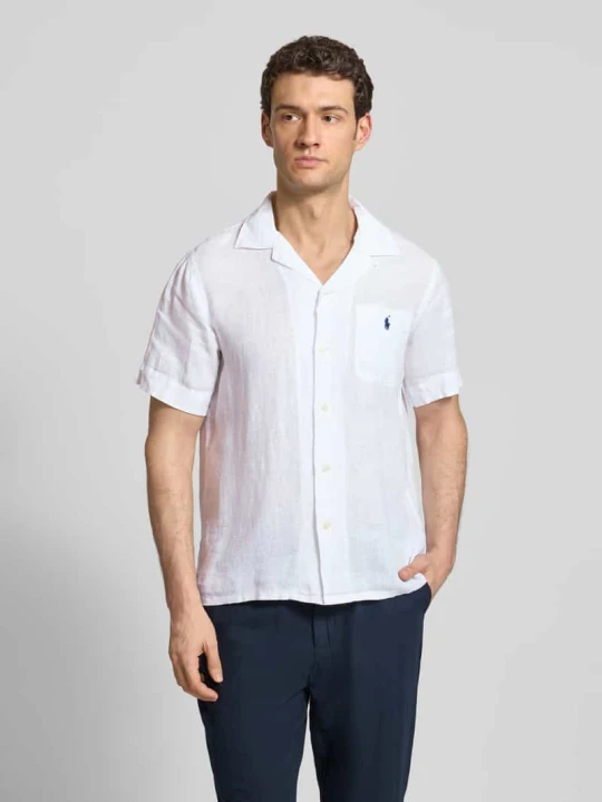 Zdjęcie produktu Koszula casualowa o kroju regular fit z czystego lnu Polo Ralph Lauren Biały