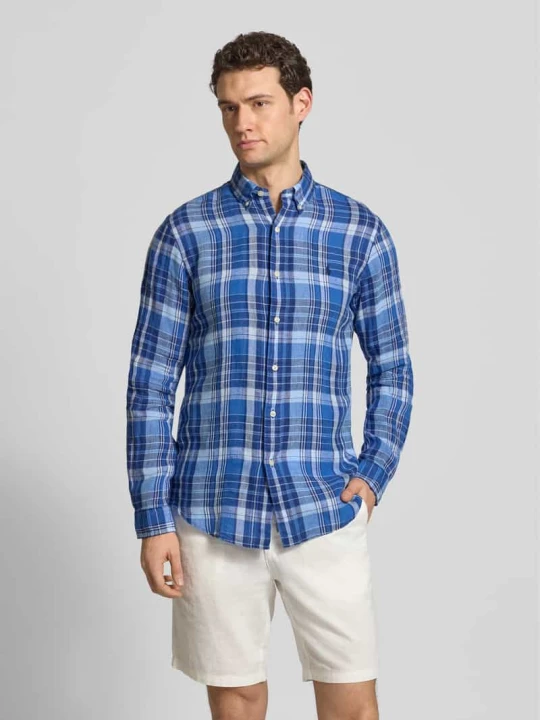 Zdjęcie produktu Koszula casualowa o kroju regular fit z czystego lnu Polo Ralph Lauren Granatowy