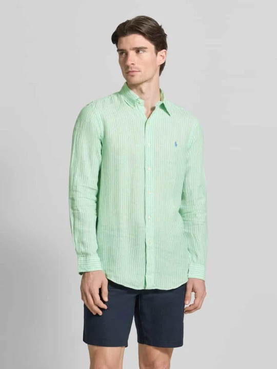 Zdjęcie produktu Koszula casualowa o kroju regular fit z czystego lnu Polo Ralph Lauren Zielony