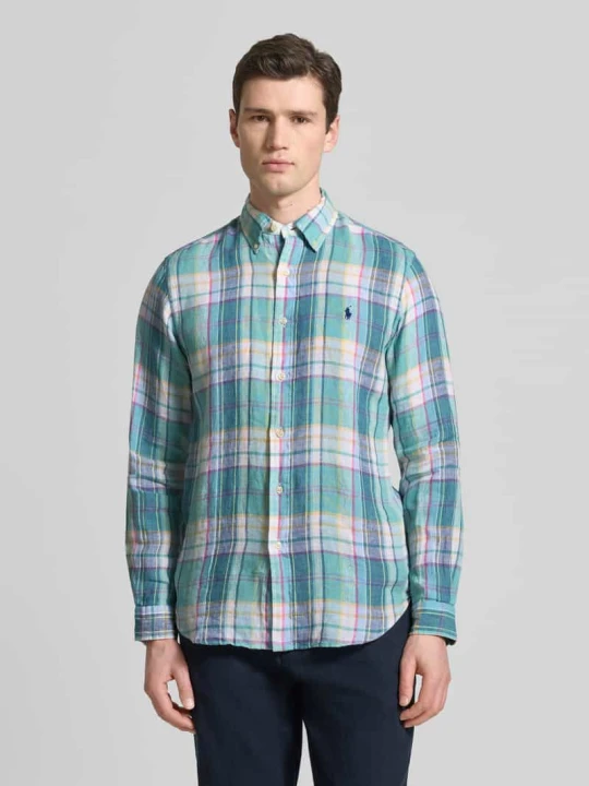 Zdjęcie produktu Koszula casualowa o kroju regular fit z czystego lnu Polo Ralph Lauren Zielony