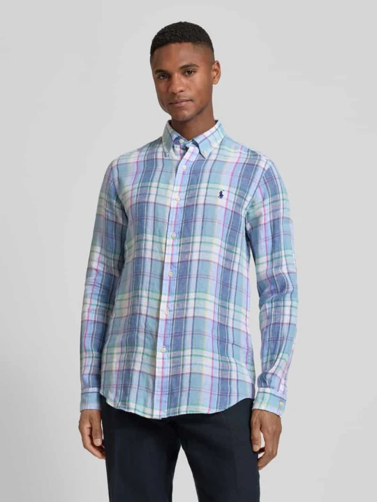 Zdjęcie produktu Koszula casualowa o kroju regular fit z czystego lnu Polo Ralph Lauren Niebieski