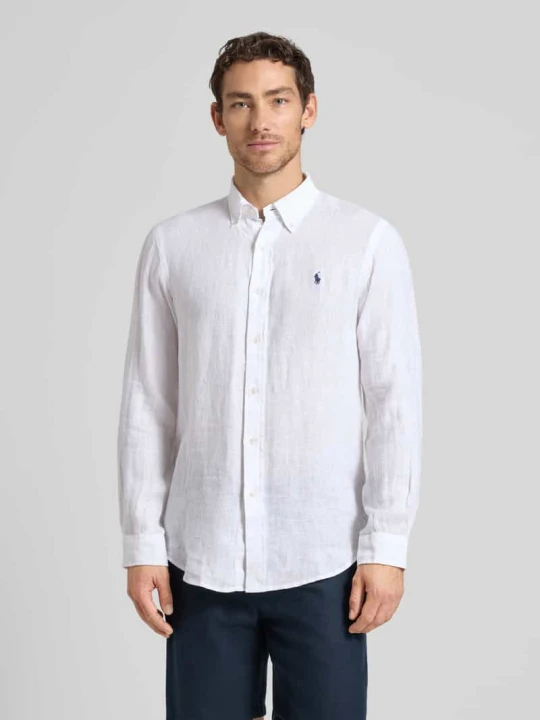 Zdjęcie produktu Koszula casualowa o kroju regular fit z czystego lnu Polo Ralph Lauren Biały
