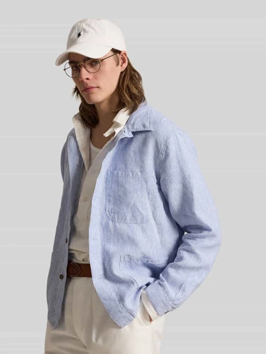 Zdjęcie produktu Koszula casualowa o kroju regular fit z czystego lnu Polo Ralph Lauren Jasnoniebieski