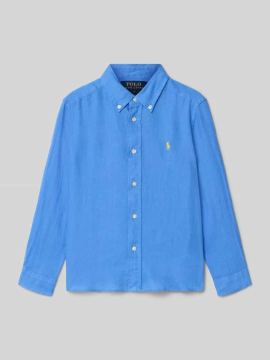 Zdjęcie produktu Koszula casualowa o kroju regular fit z czystego lnu Polo Ralph Lauren Błękitny