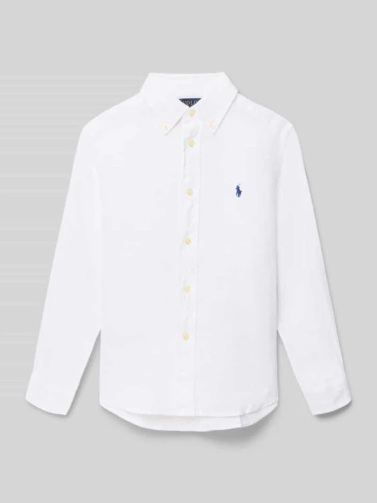 Zdjęcie produktu Koszula casualowa o kroju regular fit z czystego lnu Polo Ralph Lauren Biały