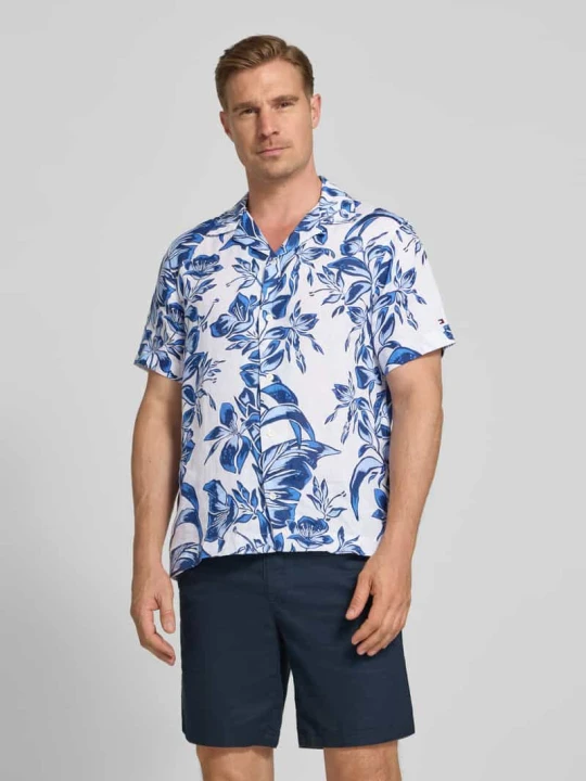 Zdjęcie produktu Koszula casualowa o kroju regular fit z czystego lnu Tommy Hilfiger Złamany biały