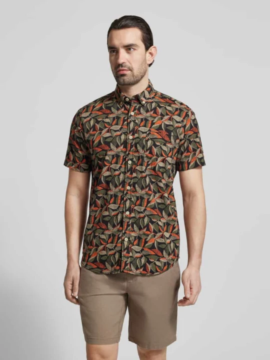 Zdjęcie produktu Koszula casualowa o kroju regular fit z czystej bawełny Camel Active Pomarańczowy