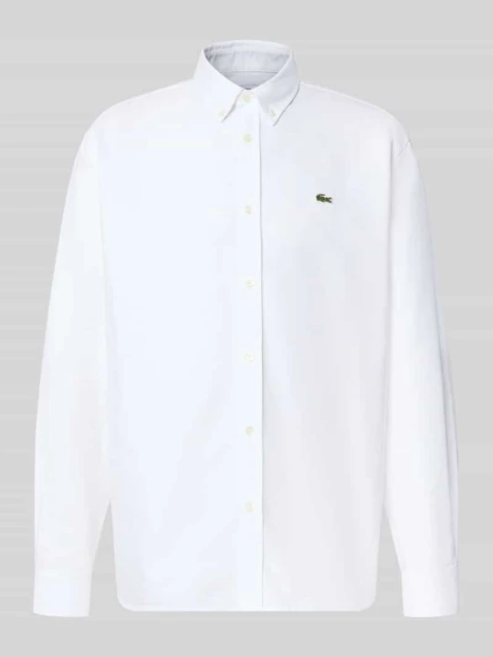Zdjęcie produktu Koszula casualowa o kroju regular fit z czystej bawełny Lacoste Biały