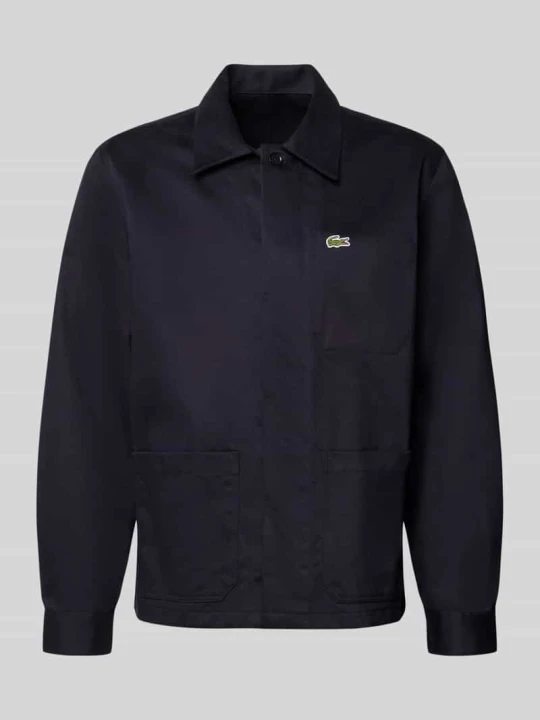 Zdjęcie produktu Koszula casualowa o kroju regular fit z czystej bawełny Lacoste Granatowy