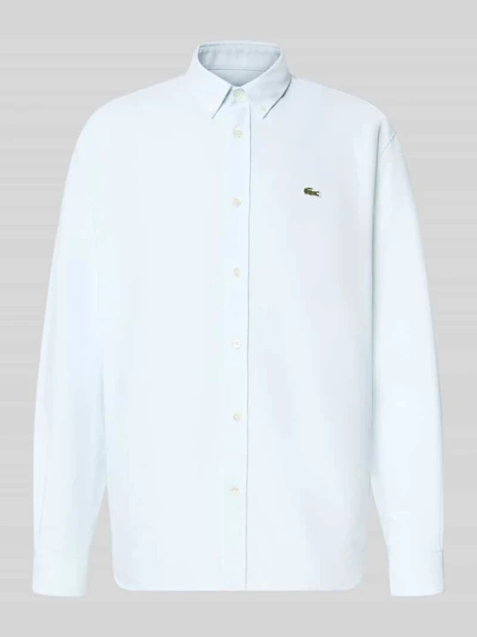 Zdjęcie produktu Koszula casualowa o kroju regular fit z czystej bawełny Lacoste Jasnoniebieski