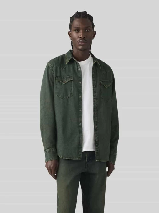 Zdjęcie produktu Koszula casualowa o kroju regular fit z czystej bawełny Levi's Ciemnoniebieski