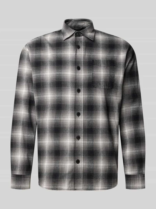 Zdjęcie produktu Koszula casualowa o kroju regular fit z czystej bawełny model 'CAMDEN' Jack&Jones Kamienny