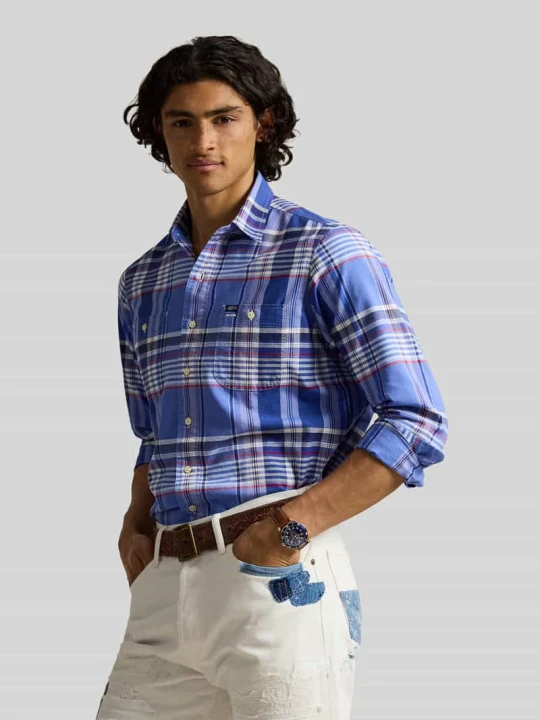 Zdjęcie produktu Koszula casualowa o kroju regular fit z czystej bawełny model 'OXFORD' Polo Ralph Lauren Niebieski