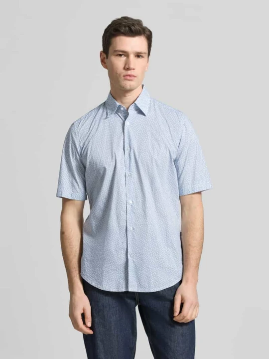 Zdjęcie produktu koszula casualowa o kroju regular fit z czystej bawełny model 'RASH_2_M Boss Jasnoniebieski