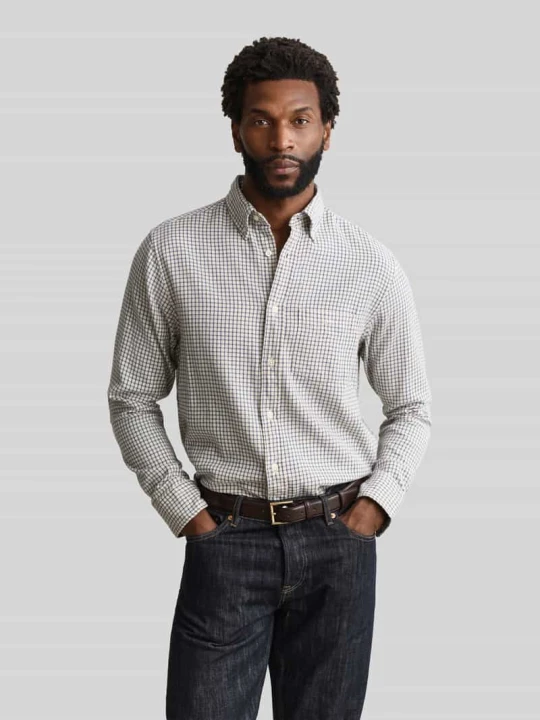 Zdjęcie produktu Koszula casualowa o kroju regular fit z czystej bawełny model 'WINDBLOWN' Gant Jasnoniebieski