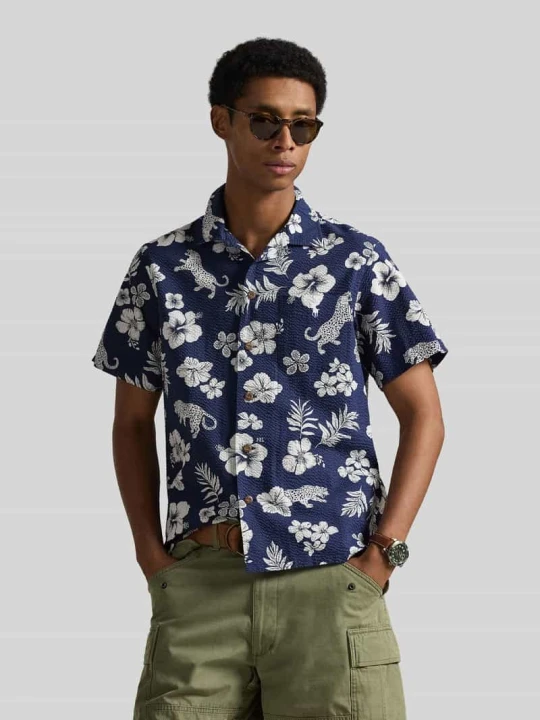 Zdjęcie produktu Koszula casualowa o kroju regular fit z czystej bawełny Polo Ralph Lauren Ciemnoniebieski