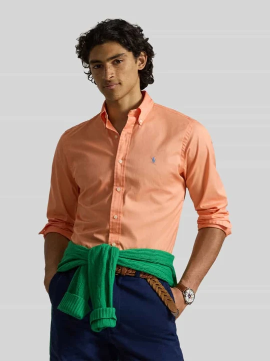 Zdjęcie produktu Koszula casualowa o kroju regular fit z czystej bawełny Polo Ralph Lauren Pomarańczowy