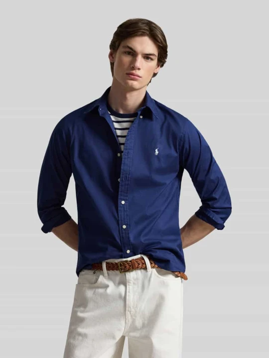 Zdjęcie produktu Koszula casualowa o kroju regular fit z czystej bawełny Polo Ralph Lauren Granatowy