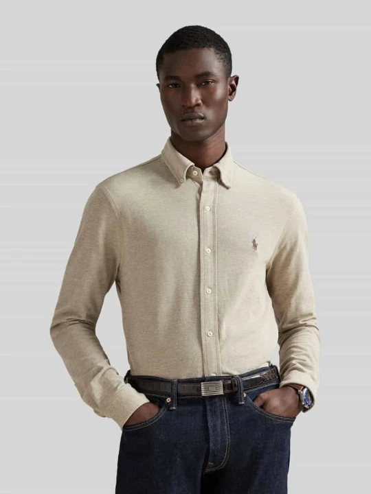 Zdjęcie produktu Koszula casualowa o kroju regular fit z czystej bawełny Polo Ralph Lauren Beżowy