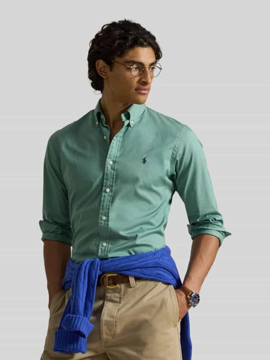 Zdjęcie produktu Koszula casualowa o kroju regular fit z czystej bawełny Polo Ralph Lauren Zielony
