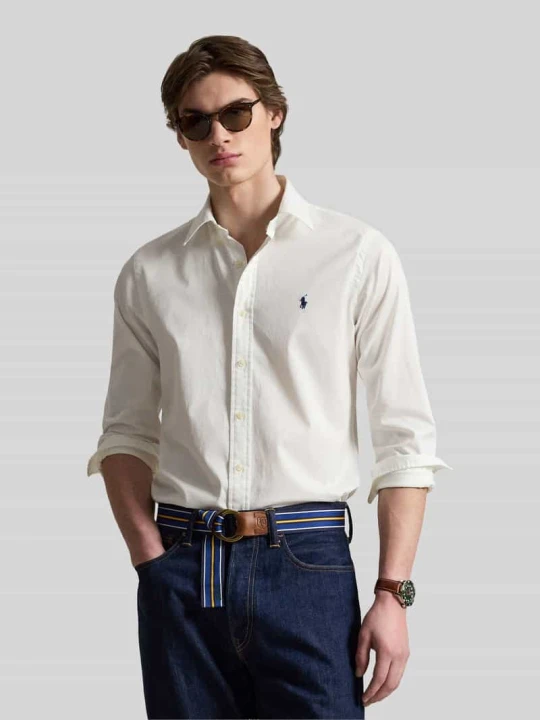 Zdjęcie produktu Koszula casualowa o kroju regular fit z czystej bawełny Polo Ralph Lauren Biały