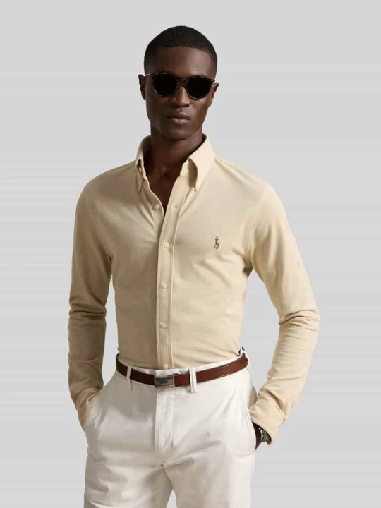 Zdjęcie produktu Koszula casualowa o kroju regular fit z czystej bawełny Polo Ralph Lauren Beżowy
