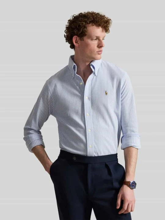 Zdjęcie produktu Koszula casualowa o kroju regular fit z czystej bawełny Polo Ralph Lauren Jasnoniebieski
