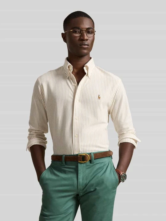 Zdjęcie produktu Koszula casualowa o kroju regular fit z czystej bawełny Polo Ralph Lauren Beżowy