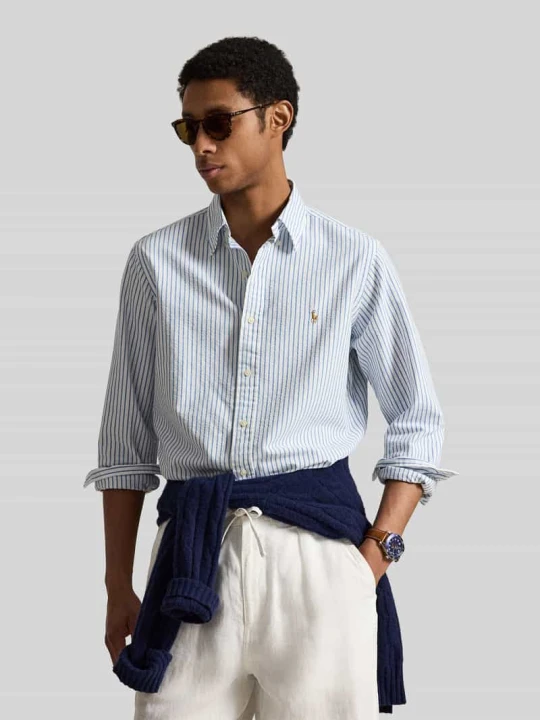 Zdjęcie produktu Koszula casualowa o kroju regular fit z czystej bawełny Polo Ralph Lauren Biały
