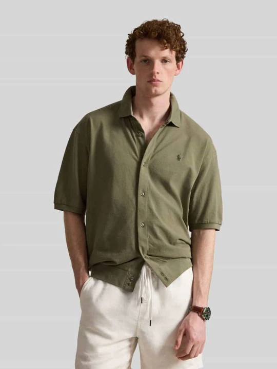 Zdjęcie produktu Koszula casualowa o kroju regular fit z czystej bawełny Polo Ralph Lauren Oliwkowy