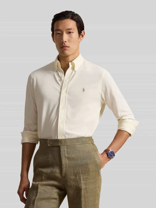 Zdjęcie produktu Koszula casualowa o kroju regular fit z czystej bawełny Polo Ralph Lauren Złamany biały