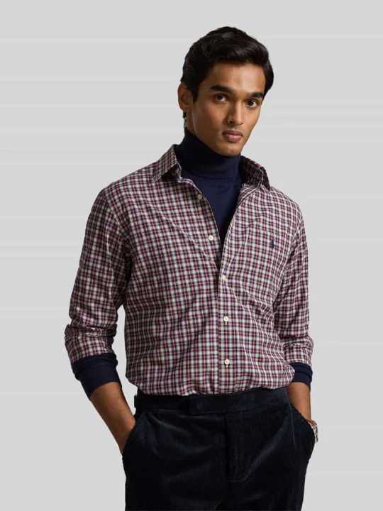 Zdjęcie produktu Koszula casualowa o kroju regular fit z czystej bawełny Polo Ralph Lauren Bordowy