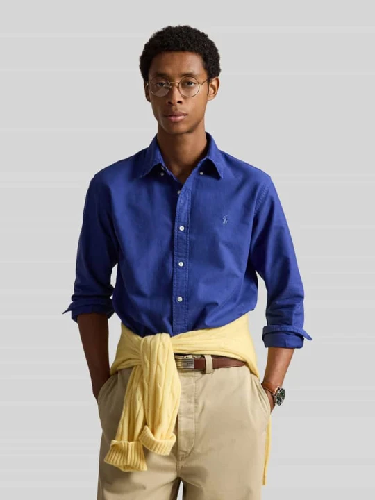 Zdjęcie produktu Koszula casualowa o kroju regular fit z czystej bawełny Polo Ralph Lauren Ciemnoniebieski