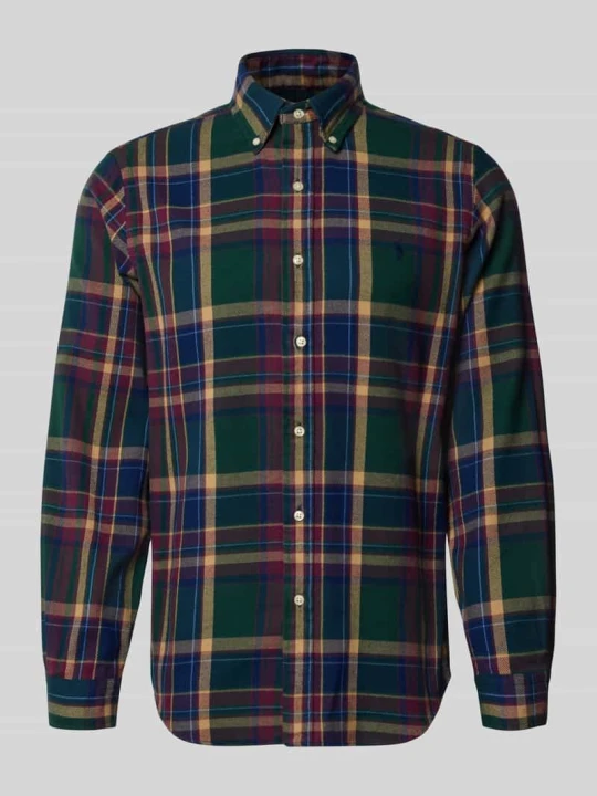 Zdjęcie produktu Koszula casualowa o kroju regular fit z czystej bawełny Polo Ralph Lauren Ciemnozielony