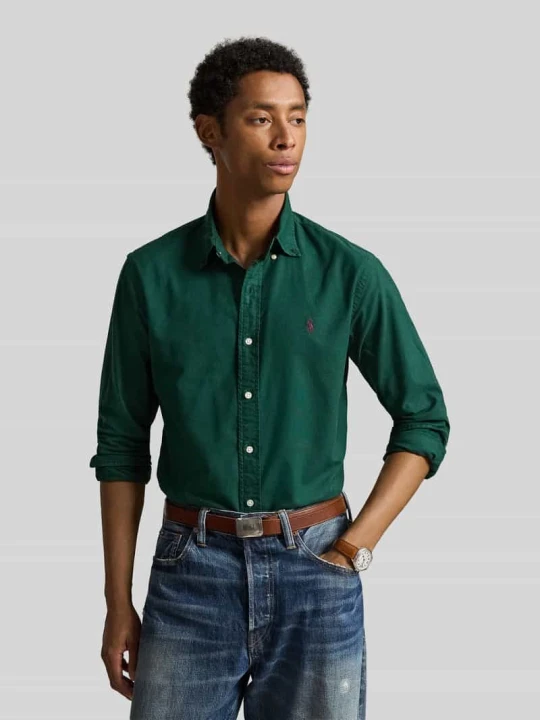 Zdjęcie produktu Koszula casualowa o kroju regular fit z czystej bawełny Polo Ralph Lauren Ciemnozielony